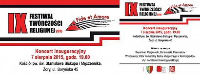 Koncert inauguracyjny Fide et Amore i Chór Kameralny Teatru Muzycznego w Kaliningradzie