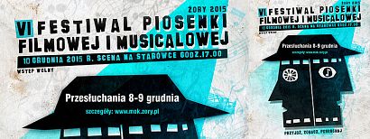 VI Ogólnopolski Festiwal Piosenki Filmowej i Musicalowej "FIM" Żory 2015 - zgłoszenia do 1 grudnia