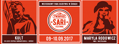 30. Festiwal SARI w Twinpigsie: Niezbendny, Carrantuohill, Kult, MuzyKajaka, Tabu, Rodowicz
