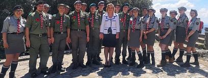 Żorscy harcerze na 75. rocznicy bitwy o Monte Cassino 
