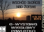 Wschód słońca w e-galerii