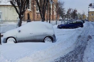 Zaśnieżone parkingi bezpłatne