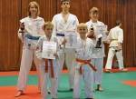 Medale młodych żorskich karateków