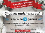 Konkurs ceramiczny "Choinka moich marzeń" w Studiu Działań Artystycznych MOK