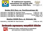 MKS Żory: mecze w najbliższy weekend