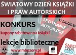 Sprawdź co przygotowała biblioteka miejska z okazji światowego dnia książki i praw autorskich