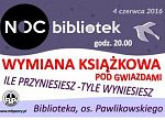 Książka za książkę. Wymiana w miejskiej bibliotece