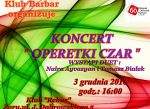 "Operetki Czar". Klub Barbar zaprasza na spotkanie