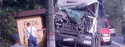 Osiem osób rannych w wypadku