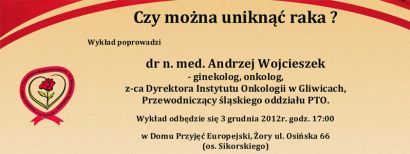 Czy można uniknąć raka?