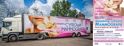 Mammobus już wkrótce na rynku. Przyjdź i upewnij się, że jesteś zdrowa