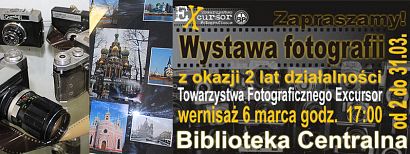 Excursor działa już dwa lata i zaprasza na wernisaż wystawy zdjęć i starych aparatów