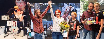 Piotr i Natalia Drewniak - Kreatorami metamorfozy 2015 na Targach fryzjersko-kosmetycznych w Poznaniu