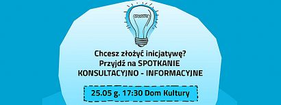 Projekt "Poddasze": Chcesz pokazać swoją inicjatywę? Przyjdź na spotkanie konsultacyjno - informacyjne w MOK-u