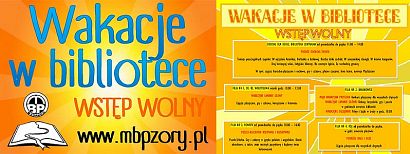 Książka, uśmiech i słońce na wakacyjne miesiące - żorska biblioteka zaprasza na wakacyjne zajęcia