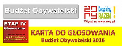 Budżet Obywatelski - startuje głosowanie!