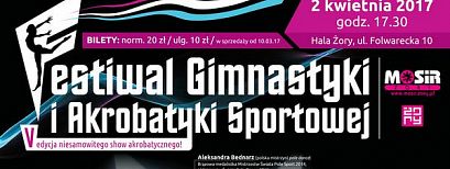 Jubileuszowy, piąty Festiwal Akrobatyki i Gimnastyki w Żorach już 2 kwietnia