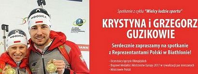 Wielcy ludzie sportu w Żorach. MOSiR zaprasza na spotkanie z reprezentantami Polski w biathlonie