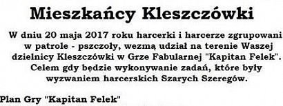 Pamięci Szarych Szeregów: Harcerze-pszczoły zagrają w Kapitana Felka