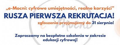 Rusza rekrutacja na bezpłatne szkolenia komputerowe