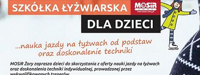 Zaproszenie do szkółki jazdy na łyżwach, dla dzieci