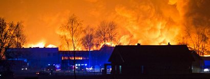 Pożar składowiska śmieci przy ul. Kleszczowskiej. Płonęło 1,5 ha obszaru!