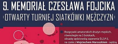 Zgłoszenia drużyn do 3 marca. Memoriałowi towarzyszy akcja charytatywna