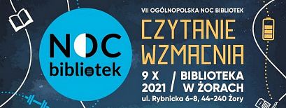 VII Ogólnopolska Noc Bibliotek odbędzie się w sobotę, 9 października