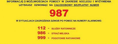 Pomagajmy osobom narażonym na wychłodzenie