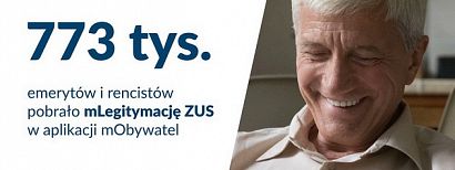 773 tys. emerytów i rencistów korzysta z mLegitymacji