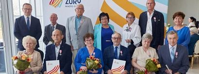Prezydent Żor spotkał się z parami małżeńskimi świętującymi jubileusze pożycia małżeńskiego
