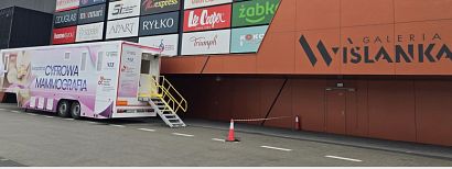 Bezpłatne badania mammograficzne na parkingu Galerii Wiślanka