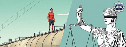 Sprawca wszedł na jedną z cystern i chwycił element sieci trakcyjnej