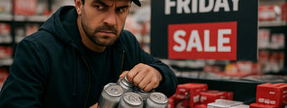 Ukradł puszkę piwa i zaatakował ekspedientkę