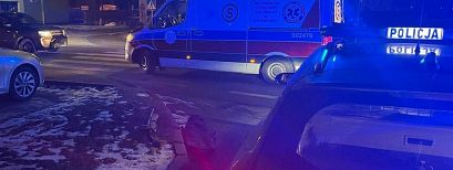  Zdarzenie drogowe z udziałem pieszego na ulicy Stodolnej