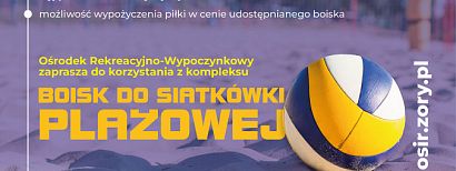 Mosir zaprasza do korzystania z kompleksu boisk do siatkówki plażowej
