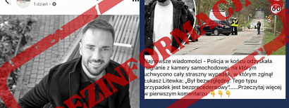 Stop dezinformacji w sprawie wypadku posła