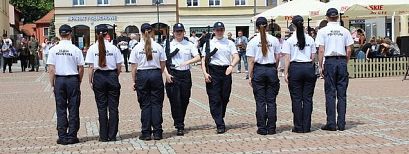 Ślubowanie klas mundurowych na żorskim Rynku