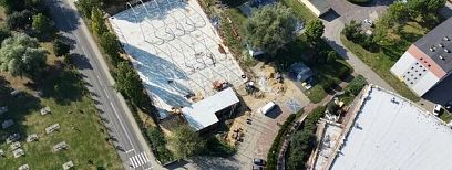 Duże zmiany przy hali MOSiR. Powstaje Żorska Strefa Tenisa, a hala przechodzi termomodernizację
